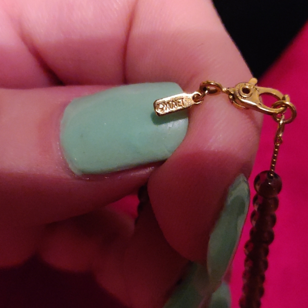 Monet Flower Necklace - Picture 3 of 8